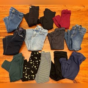 13 Piece Jean/ Legging Bundle Toddler Girl